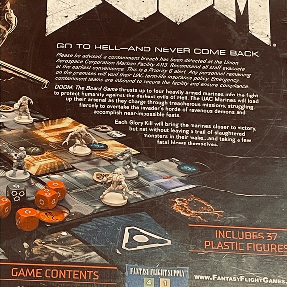 Sealed, brand new Doom tabletop board game - Picture 4 of 4